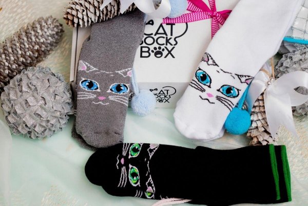 Cat Socks 1 Pair, gift for cat fan