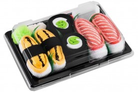 Skarpetki sushi dziecięce, zestaw 3 pary, kolorowe bawełniane skarpety najwyższej jakości