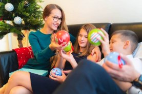 Christmas Balls for whole family, colourful christmas gift idea