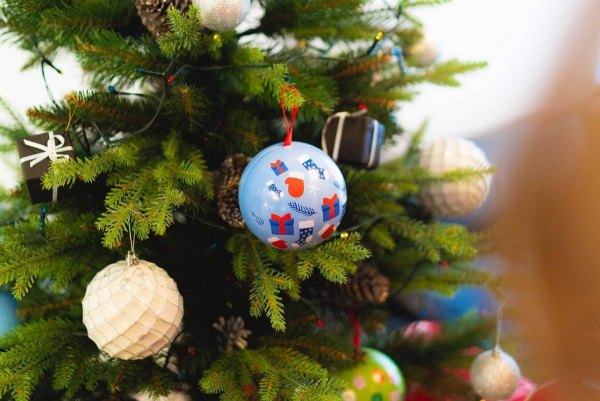 Blue christmas ball, ideal christmas gift and christmas decoration, high quality product