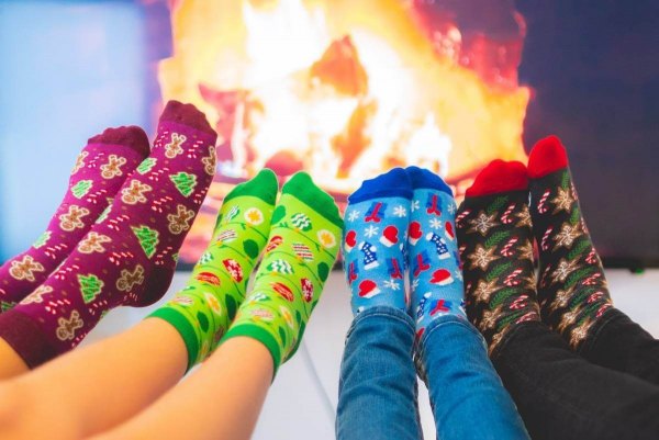 colourful christmas socks for men and women, product unisex, cotton socks
