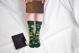 fashionable socks for doctor, gift for doctors, green cotton socks, socks for medicine freak, gift idea