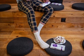 White Chocolate Socks Box, Geschenksocken White Chocolate, 1 Paar, Rainbow Socks, einzigartige Geschenkidee