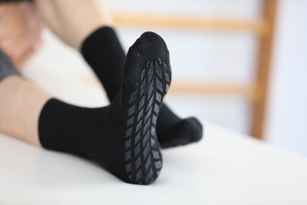 ABS-Socken für Diabetikerinnen, schwarze Socken mit ABS, Baumwollsocken für Männer und Frauen