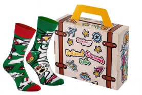National Socks Box 1 Pair Mexico, Rainbow Socks