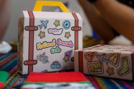 Geschenkidee für Reisende, lustige Socken mit mexikanischen Mustern, 1 Paar, Rainbow Socken