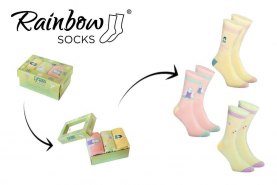 3 pairs of colourful cotton socks for a fan of yoga, socks for yoga session, cotton socks