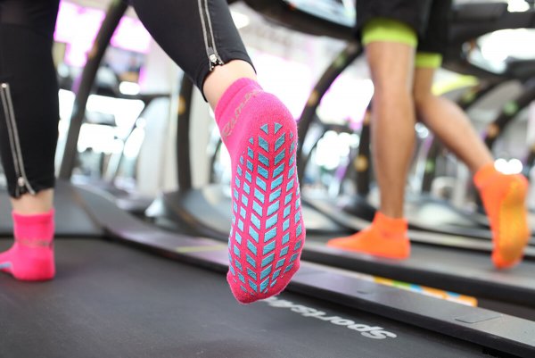 3x Anti Slip Grip Socks All Trainer Liner Running Gym Sports Socks