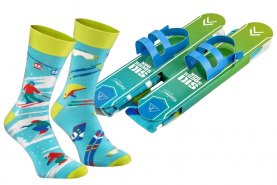 Ski Socks Box 1 Pair, Rainbow Socks