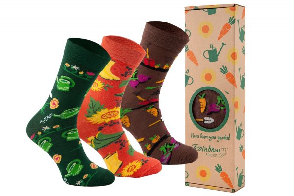 Socken für jeden Gärtner Rainbow Socks Shops 