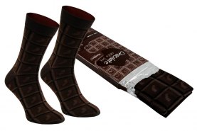 Dark Chocolate Socks, Dark Chocolate Socks Box