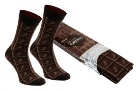 Milk Chocolate Socks Women, Milk Chocolate Socks Men