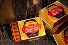 Match the socks box in original packaging, funny gift idea by Rainbow Socks