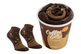 Espresso coffee socks, 1 pair, Rainbow Socks brand