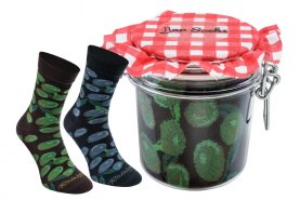 Green Olives Socks Unisex, socks in a jar, funny gift for men and women, Rainbow Socks