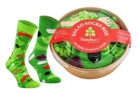 Salad Socks Box by Rainbow Socks, 2 Pairs, high quality combed cotton, OEKO-TEX certificate