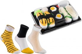 Sushi-Socken für Kinder 3 Paar: Tamago, Butterfisch, Oshinko Maki