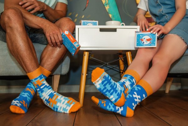 Unisex Puzzlesocken, Socken im Puzzle-Look, originelle Geschenkidee für Brettspieler