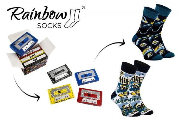 music socks box, hip hop cotton socks, socks for dancer