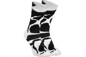 cotton black and white socks with cow patterns, 1 pair, rainbowsocks