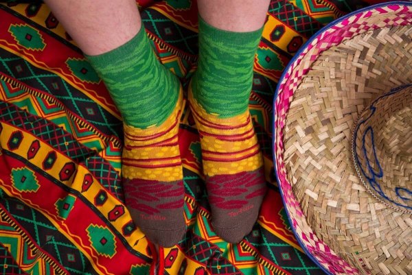 2 Paar Baumwollsocken, Socken, die wie ein echtes mexikanisches Essen aussehen, Baumwollsocken
