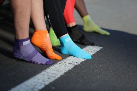 Kolorowe bawełniane skarpetki sportowe, skarpetki męskie i skarpetki damskie idealne na trening