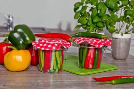 Jar Socks Peppers and Peas with Carrot Uniseks, Rainbow Socks, hochwertiges Produkt