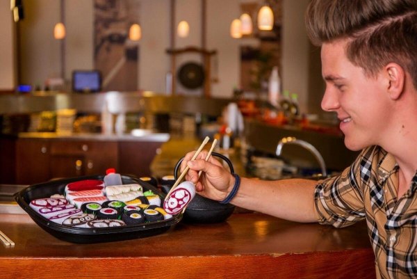 Sushi skarpetki 10 par mix smaków, śmieszny pomysł dla każdego, produkt uniseks, bawełna czesana najwyższej jakości