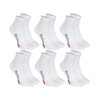White Cotton Sports Socks for Men 6 Pairs
