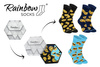 Emoji socks box black blue dark blue 3 pairs