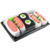 Salmon, cucumber maki, shrimp