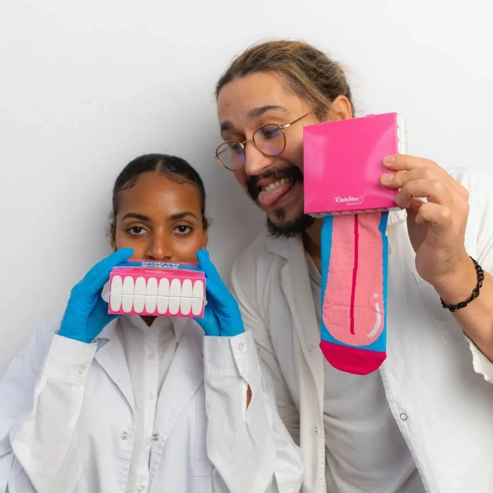 Mouth Socks Box for a Dentist