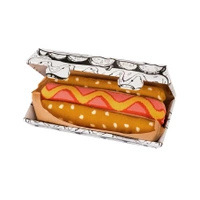 Hot dog socks box