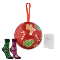 Children's Christmas Socks in a Bauble