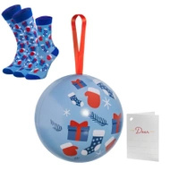 Christmas socks in a ball for the whole family