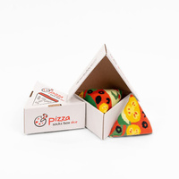 Pizza Socks Box Slice  1 pair