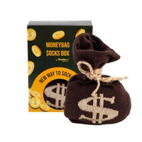 Moneybag socks box