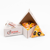 Pizza Socks Box Slice  1 pair