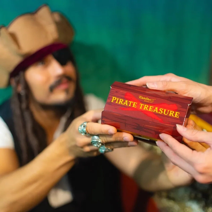 Pirate Treasure Chest Socks Box