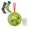 Christmas socks in a bauble