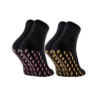 Glittery non-slip socks for children 2 pairs