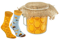 Jar socks honey 2 pairs