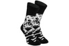 Black and white dalmatian cotton socks 1 pair