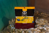 Pirate treasure chest socks box 2 pairs