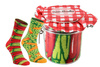 Jar socks peppers pea with carrot 2 pairs