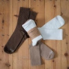 Ribbed Socks with a Wide Cuff for Men