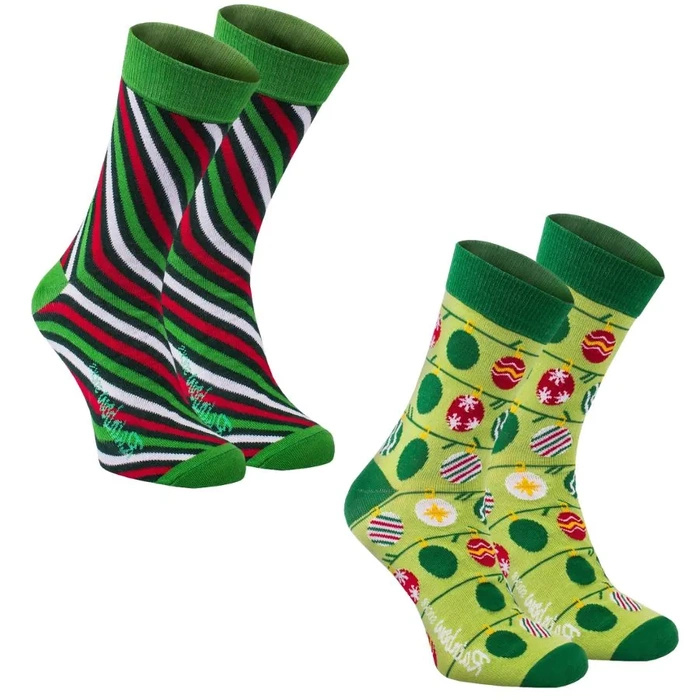 Christmas Socks in a Bauble