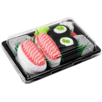 Sushi Socks Box 2 Pairs Salmon Cucumber Maki