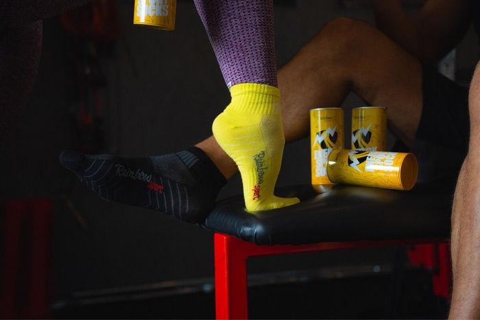 Sport Socks in a Can Energy Drink 2 Pairs