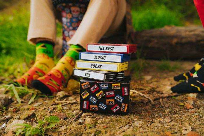 Music Socks Box Reggae 2 Pairs